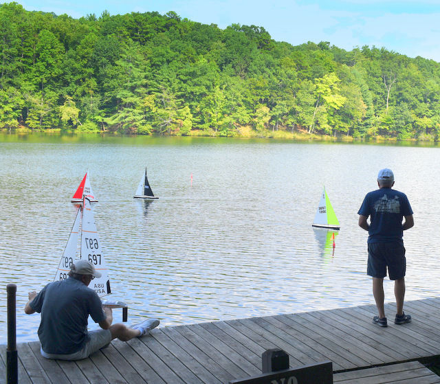 Fair weather, steady winds for Big Canoe"s model yacht club